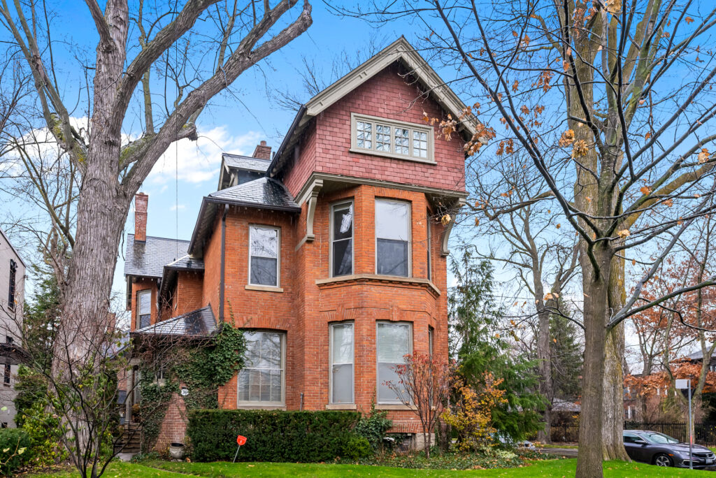 55 Maple Avenue rental property, a red brick house